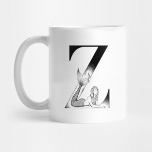 Mermaid Monogram Z Mug